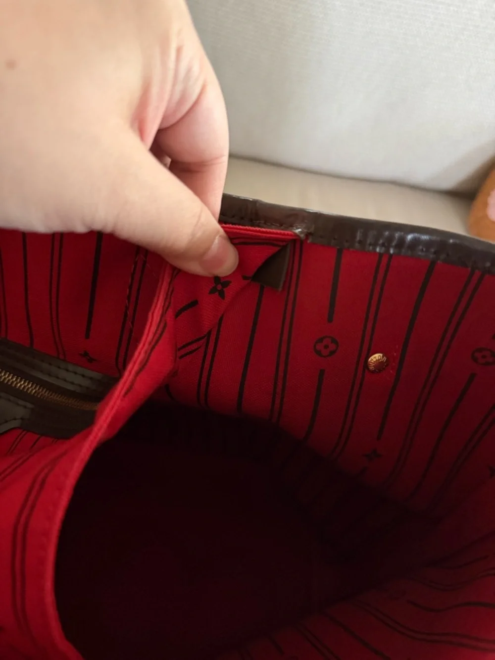 Louis Vuitton Neverfull MM Damier Ebene - Picture 7 of 9